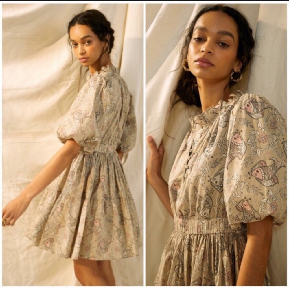 Anthropologie let me be celeste dress